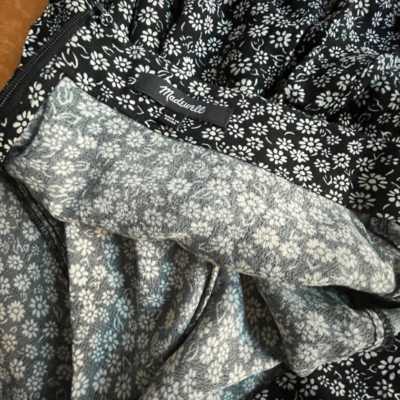 Madewell A-Line Mini Skirt in Parisian Ditsy - Picture 3 of 4